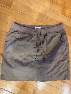 Dash Taupe Mini Skort with Front Pockets